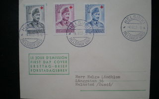 FDC Punainen Risti 1952 - 4.III.1952