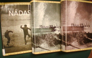 3 Kpl Peter Nadas -keltainen kirjasto teoksia (Sis.pk:t)
