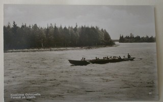 Oulunjoki, koskivene, valokuvapk SMY nro 37, p. 1942