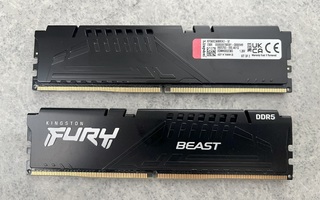Kingston 32GB (2 x 16GB) Fury Beast DDR5, 6000MHz, CL36