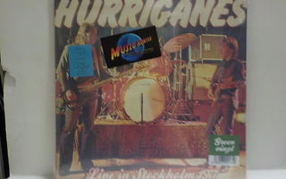 HURRIGANES  LIVE IN STOCKHOLM 1977 UUSI  LP VIHREÄ VINYYL+