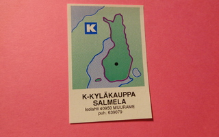 TT-etiketti K K-Kyläkauppa Salmela, Muurame