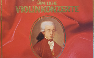  Mozartr – Sämtliche Violinkonzert. 2xLP Box.