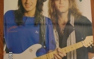 Bon Jovi – MegaStar-lehden juliste 1986
