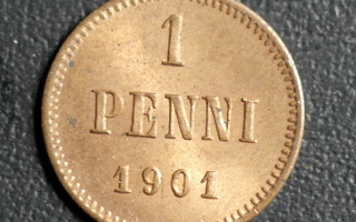 1 penni 1901  #173