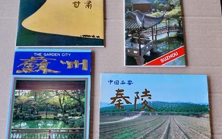 Kiinalaisia vanhoja matkamuisto postikortteja Kiina China