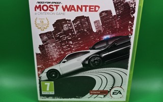 Need for speed most wanted - XBOX 360 peli