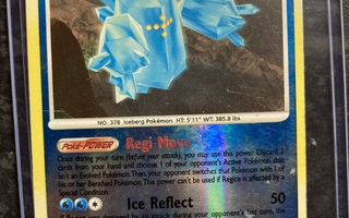 Regice 36/146 pokemon holo rare reverse kortti