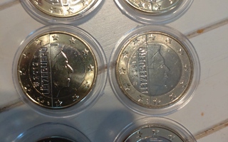 Luxemburg 1€ x 6 UNC
