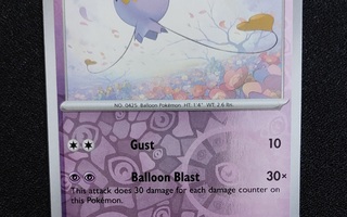 Pokemon kortti Drifloon 089/198 reverse holo