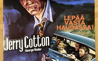 Vanha elokuvajuliste: Jerry Cotton - lepää vasta haudassa
