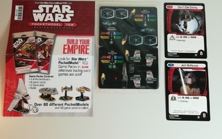 Star Wars Pocketmodel alukset ja kortit v. 2007