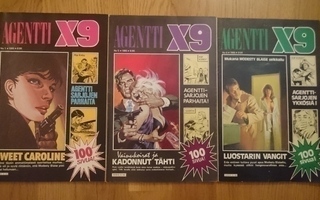 AGENTTI X9 no 1 - 1985 (HYVÄ)