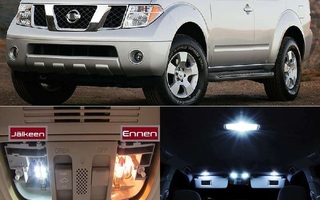 Nissan Pathfinder (R51) Sisätilan LED -muutossarja 6000K