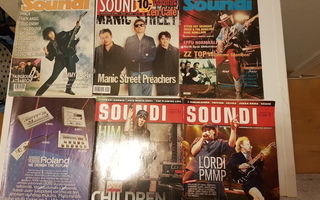 Soundi-lehtiä 1980, 1990 ja 2000-luvulta