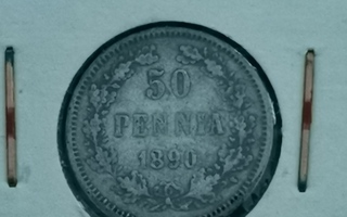 50 penniä 1890, Suomi