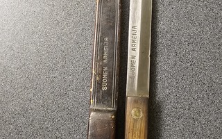 Harvinainen viestimiehen puukko, militaria