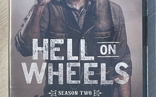 Hell on Wheels: Kausi 2 (3DVD) uusi ja muoveissa