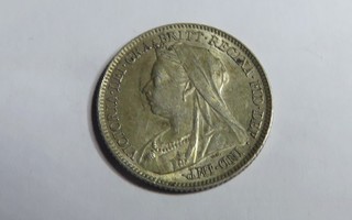 Englanti 6 pence 1899