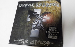 BLACK SABBATH - THE SINGLES 1970-1978 M/EX 6CDS BOKSI