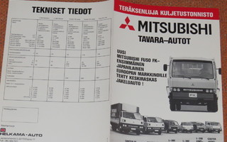 1985 Mitsubishi kuorma-auto pakettiauto esite - suom