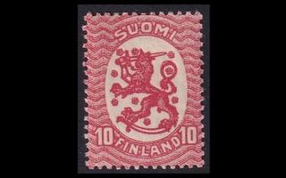 69 ** M-17 10p punainen (1917)