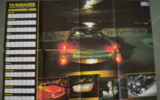 Kalenterijuliste - V8 Magazine 1988