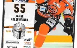 2008-09 HPK TeamIssue #55 Janne Kolehmainen