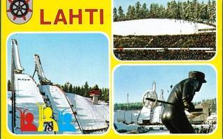 kortti ** Lahti Salpausselkä - erilaisia paikkakuntakortteja