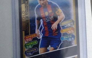 Lionel Messi gold limited edition