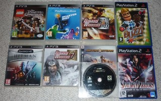 PS3 PS2 pelit ym.