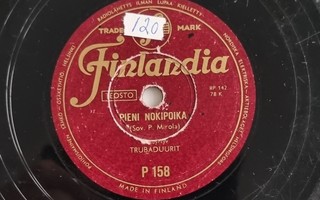 Savikiekko 1952 - Trubaduurit - Finlandia P 158