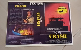 Mid air crash (HUOM!) VHS kansipaperi / kansilehti