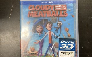 Poutapilviä ja lihapullakuuroja Blu-ray 3D (UUSI)