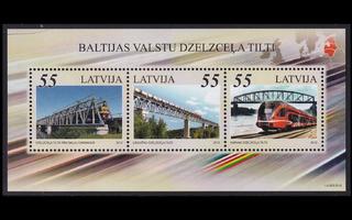 Latvia 845BL31 ** Rautatiesiltoja (2012)