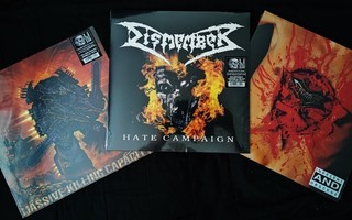 3x Dismember LP, Indecent,Massive, Hate Campaign 2023