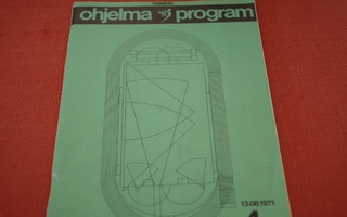 Helsingin EM-kisat yleisurheilu 1971, käsiohjelma