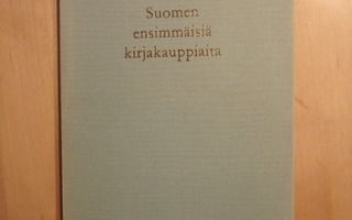 A. W. Stenberg; Suomen ensimmäisiä kirjakauppiaita
