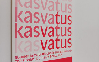 Kasvatus 1/1997 : Suomen kasvatustieteellinen aikakauskirja