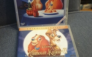 Walt Disney: Kaunotar ja Kulkuri I&II  (2DVD)
