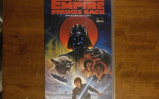 Star Wars The Empire Strikes Back Imperiumin vastaisku VHS