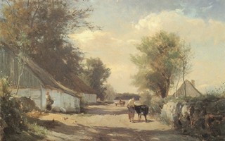 G RYDBERG - Lehmä kylätiellä