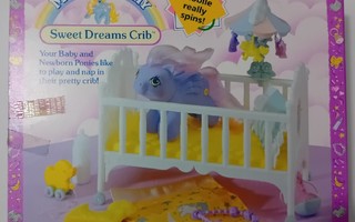 G1 My little pony, Sweet Dreams Crib, setti 2 (MIB 1989)
