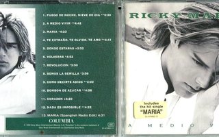RICKY MARTIN . CD-LEVY . A MEDIO VIVIR