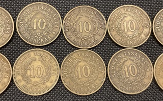 10 markkaa 1929 (kappaleittain)