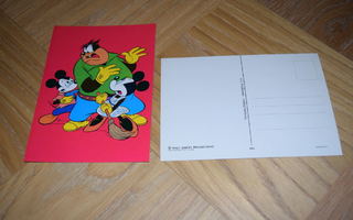 postikortti Disney Minni Hiiri, mikki hiiri, mustapekka