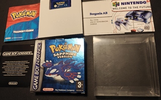 Gameboy pokemon sapphire CIB