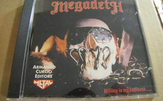 Megadeth killing is my business…. Cd soittamaton italia 1992