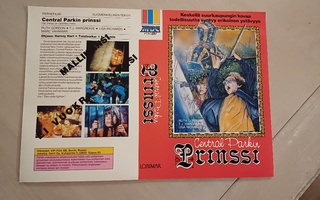 Central parkin prinssi VHS kansipaperi / kansilehti