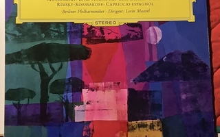 Respighi, Mussorgsky, Rimsky-Korssakoff, LP-levy, vinyl